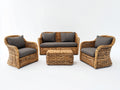 Divani da esterno-rattan-tessuto-120x72x82 cm-marrone naturale-grigio-moderno